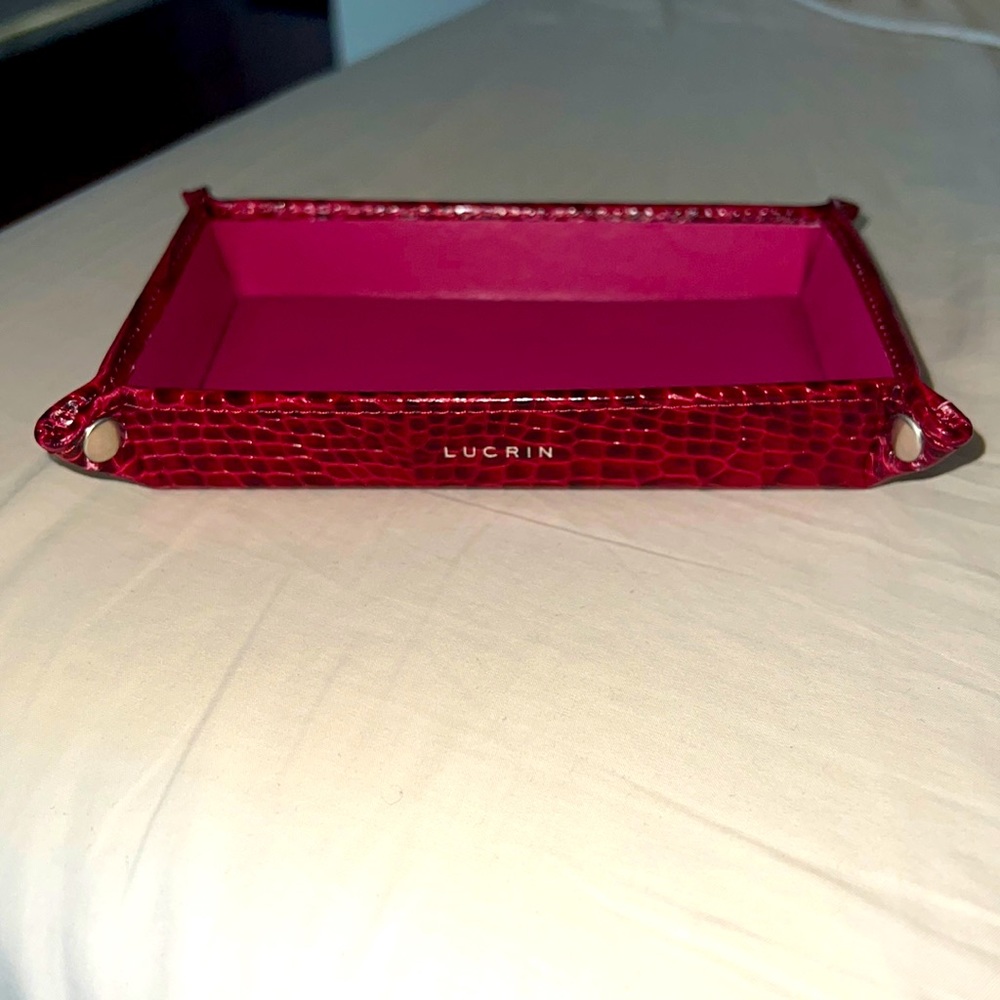 Lucrin Geneva Genuine Leather Catch All Tray